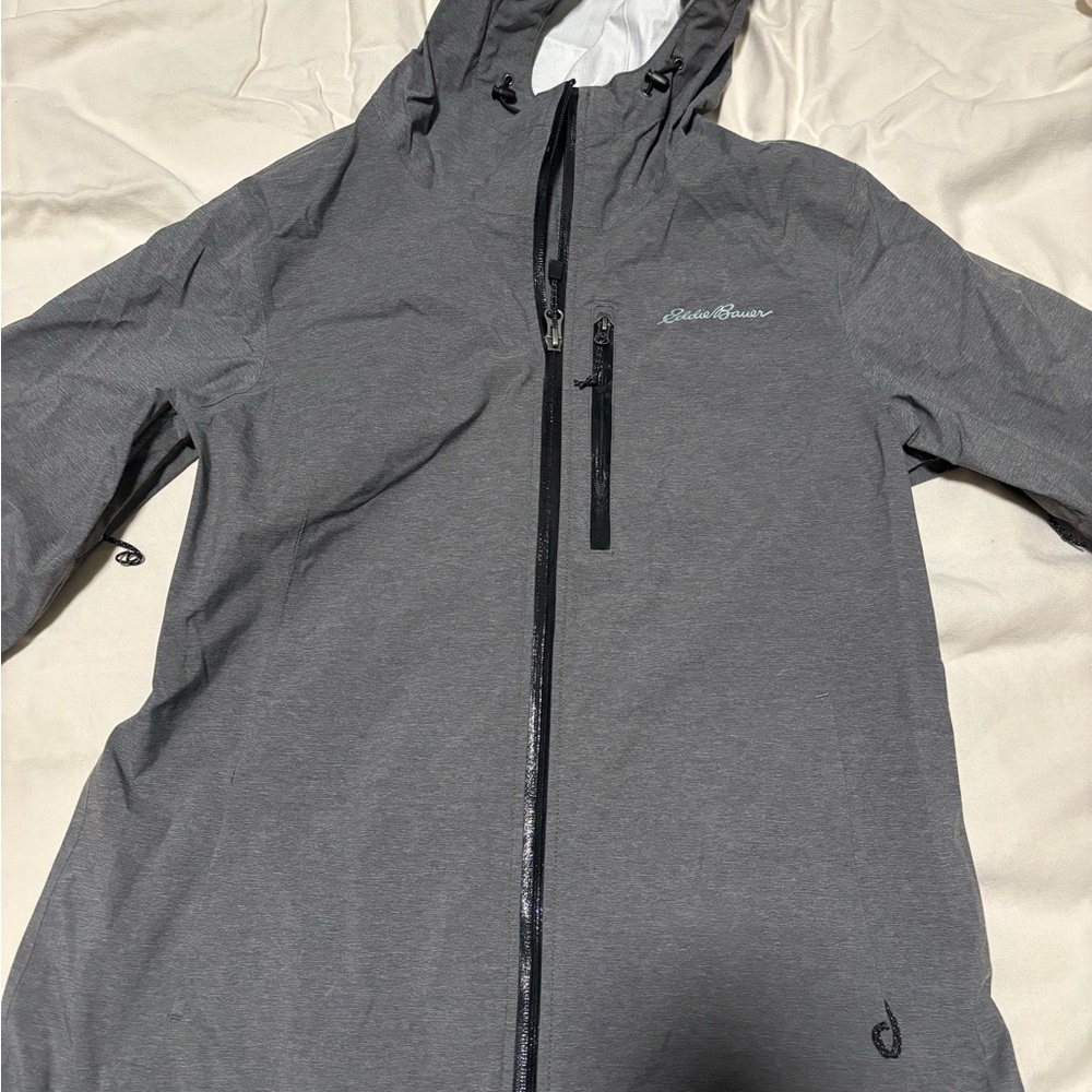 Eddie Bauer women’s  Charcoal Raincoat